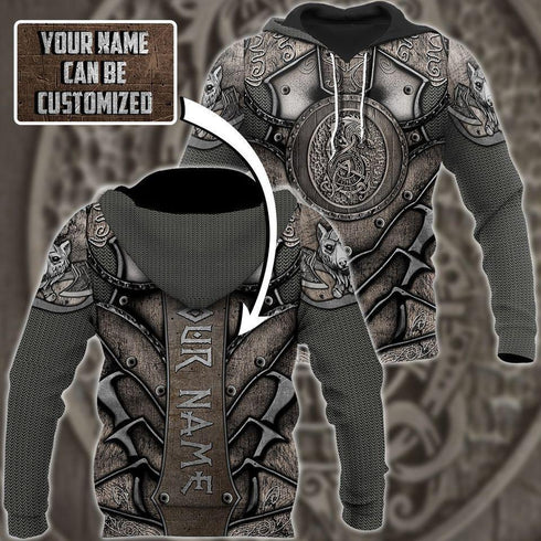Hoodie Viking Blood Limited Edition Custom Name 2 - OwlsMatrix