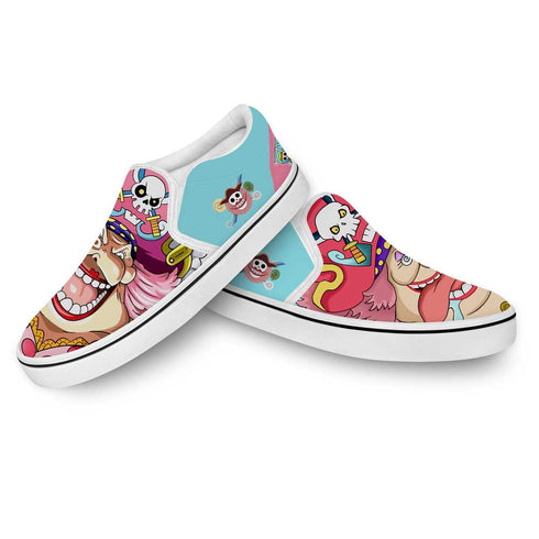 Bigmom Pirates Slip On Sneakers Custom Anime OP Shoes