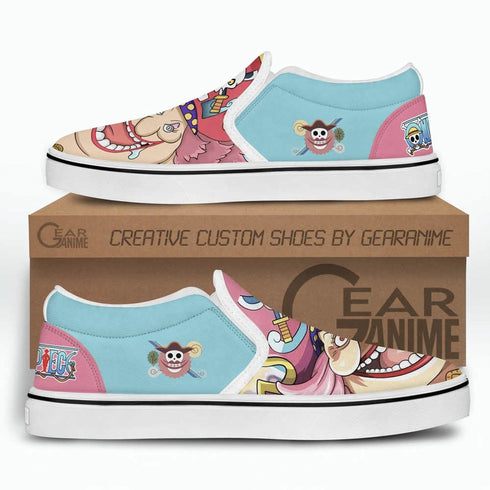 Bigmom Pirates Slip On Sneakers Custom Anime OP Shoes