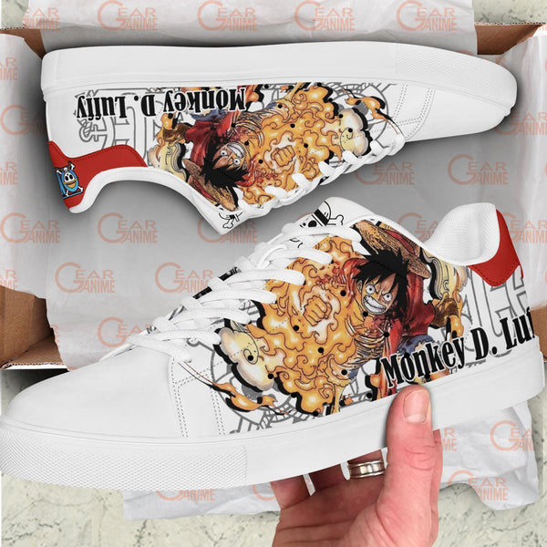 Monkey D Luffy Skate Sneakers Custom Anime OP Shoes
