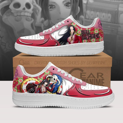 Boa Hancock Air Sneakers Custom Anime OP Shoes Great Gift