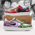 Luffy and Zoro Air Sneakers Custom Wano Arc Haki OP Shoes