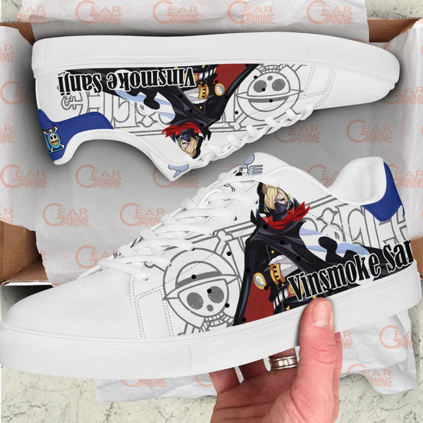 Sanji Raid Suit Skate Sneakers Custom Anime OP Shoes