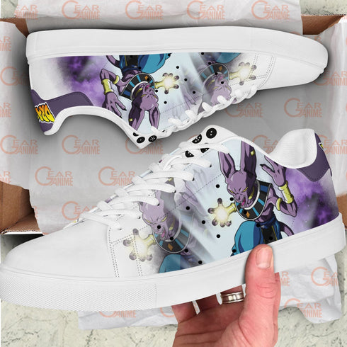 Dragon Ball Beerus Skate Sneakers Custom Anime Shoes