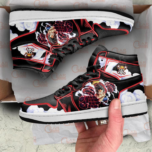 Luffy Gear 4 Sneakers Custom Snakeman OP Anime Shoes
