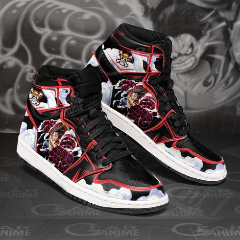 Luffy Gear 4 Sneakers Custom Snakeman OP Anime Shoes