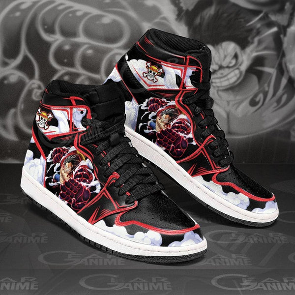 Luffy Gear 4 Sneakers Custom Snakeman OP Anime Shoes