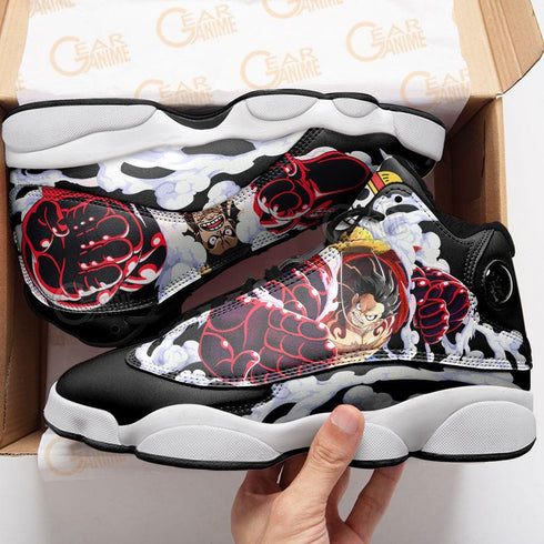 Monkey D Luffy Gear 4 Sneakers Custom Anime OP Shoes