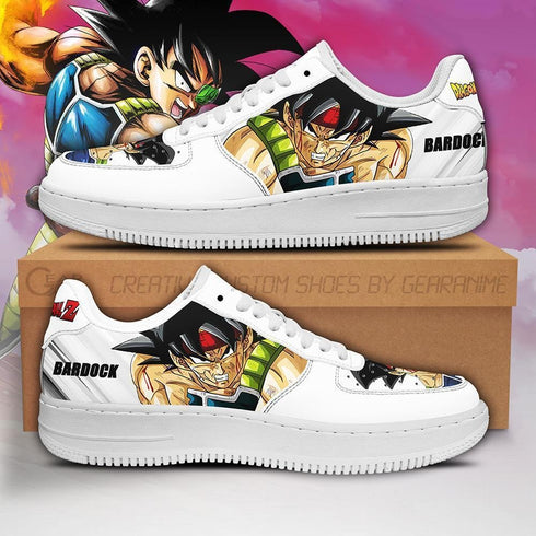 Bardock Air Sneakers Custom Anime DB Shoes Simple Style