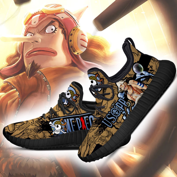 Usopp Reze Shoes OP Anime Shoes Fan Gift Idea TT04