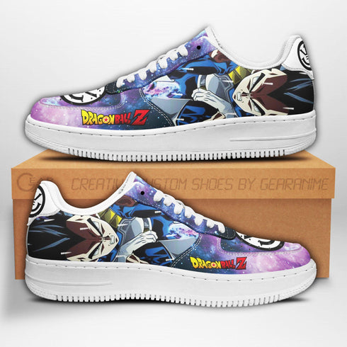 Vegeta Air Sneakers Galaxy Custom Anime DB Shoes