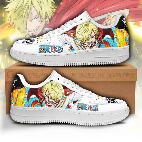 Sanji Air Sneakers Custom Anime OP Shoes