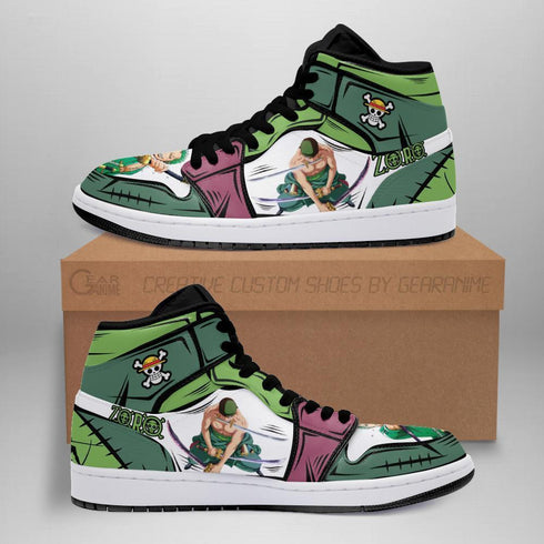 Zoro Sneakers Custom Anime OP Shoes