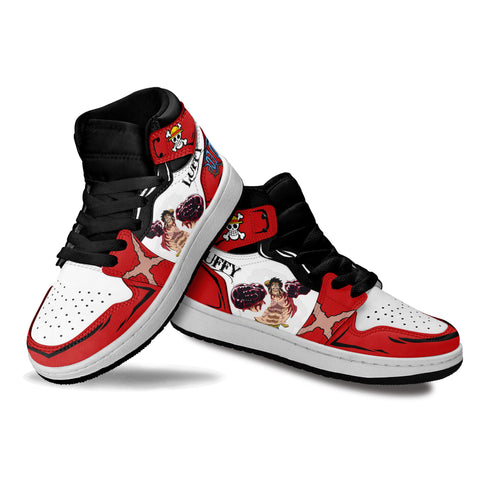 Luffy Gear 4 Kids Sneakers Custom Anime OP Shoes For Kids