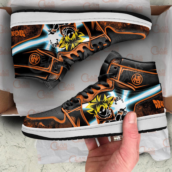Goku Super Saiyan Sneakers Custom Dragon Ball Anime Shoes