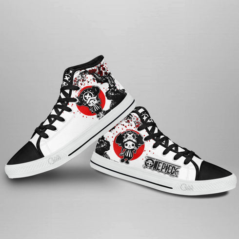 Tony Tony Chopper High Top Shoes Anime OP Sneakers Japan Style