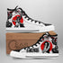 Dracule Mihawk High Top Shoes Anime OP Sneakers Japan Style