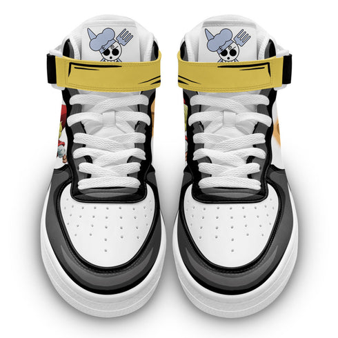 Sanji Sneakers Air Mid OP Custom Anime Shoes