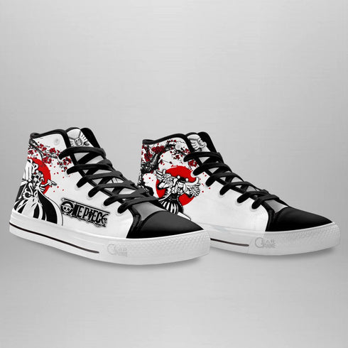 Mr 2 Bentham High Top Shoes Custom OP Anime Sneakers Japan Style