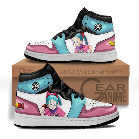 Bulma Kids Sneakers Custom DB Anime Shoes For Kids