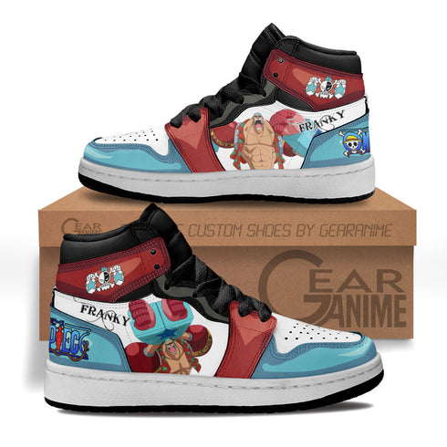 Franky Kids Sneakers Custom OP Anime Shoes For Kids