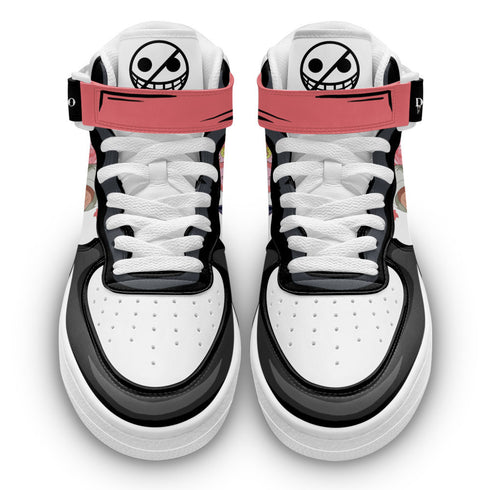 Donquixote Doflamingo Sneakers Air Mid Custom OP Anime Shoes