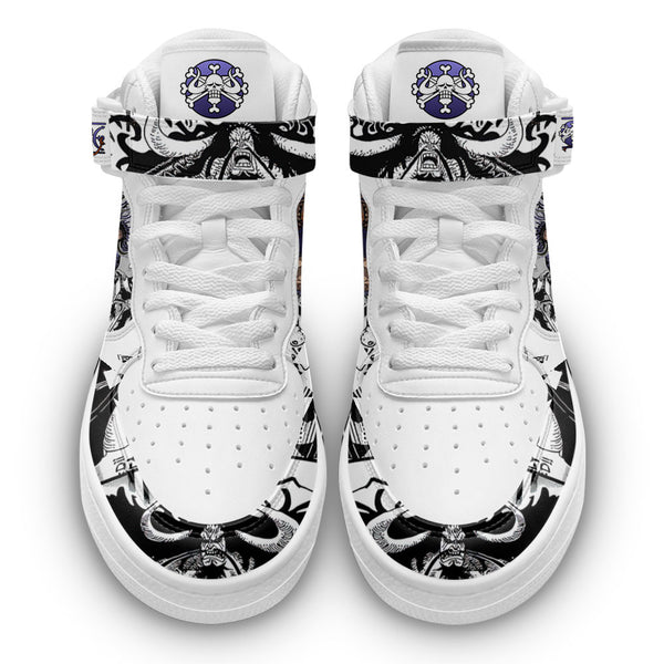 Kaido Sneakers Air Mid OP Custom Anime Shoes Mix Manga
