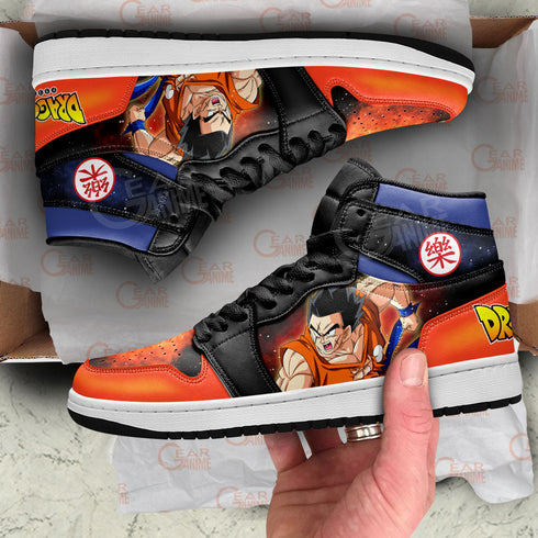 Yamcha Sneakers Custom Dragon Ball Anime Shoes Mix Galaxy