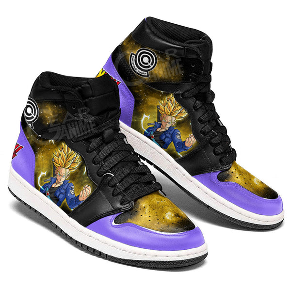 Trunks Super Saiyan Sneakers Custom Dragon Ball Anime Shoes Mix Galaxy