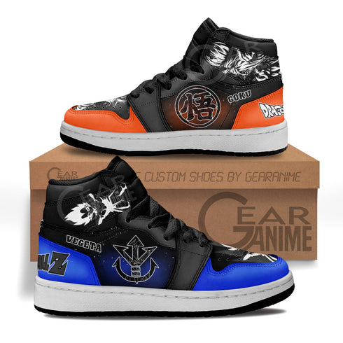 Vegeta and Goku Kids Sneakers DB Anime Shoes For Kids