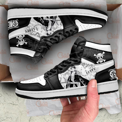 Luffy Sneakers Custom OP Shoes Manga Style