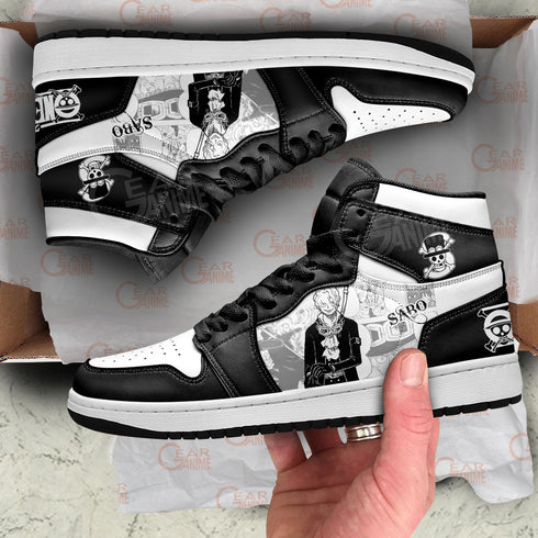 Sabo Sneakers Custom OP Shoes Manga Style