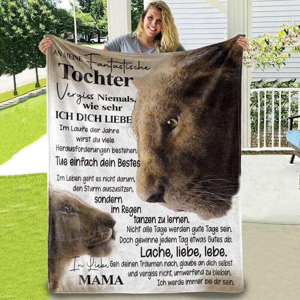 Divesart - Decke von Mutter zu Tochter - "Ich bin immer bei dir"