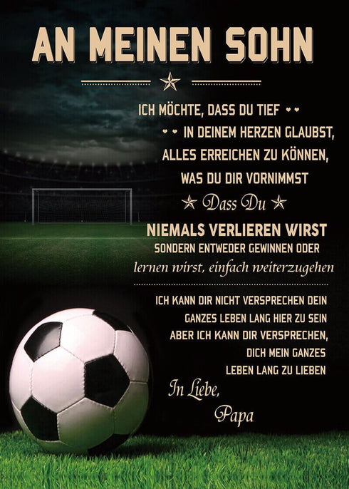 Divesart - Decke vom Vater an den Sohn - "Spiele mit all deiner Kraft"