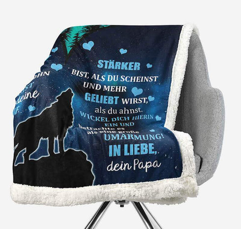 Divesart - Decke vom Vater an den Sohn - "Mondschein der Liebe"