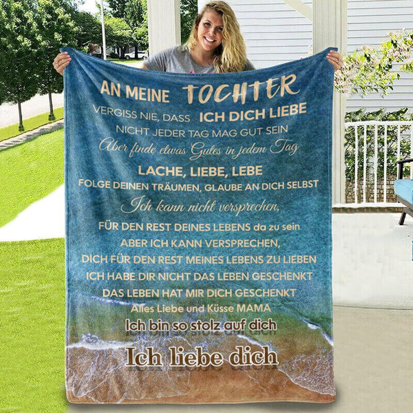 Divesart - Decke von Mutter zu Tochter - "Meer der Liebe"