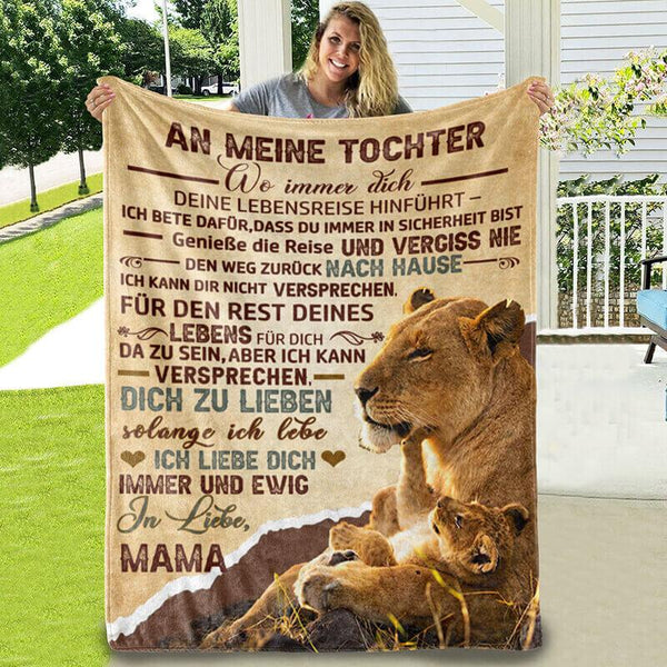 Divesart - Decke von Mutter zu Tochter - "Wir sind für immer bei dir"