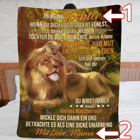 Divesart - Decke von Mutter zu Tochter - "Unermessliche Liebe"