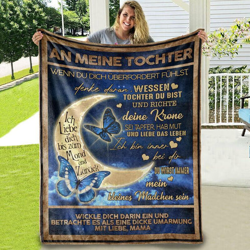 Divesart - Decke von Mutter zu Tochter - "Meine Ewigkeit ist in dir"