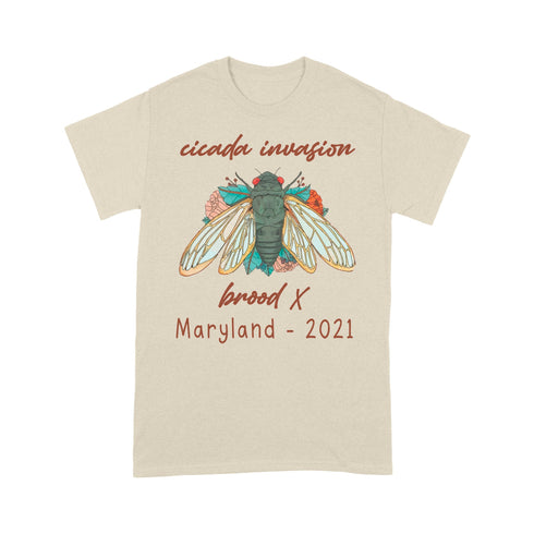 Divesart - Cicada invasion brood X Maryland 2021 - Standard T-shirt