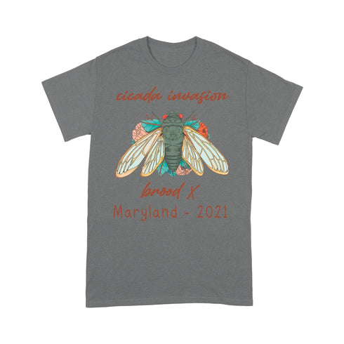 Divesart - Cicada invasion brood X Maryland 2021 - Standard T-shirt