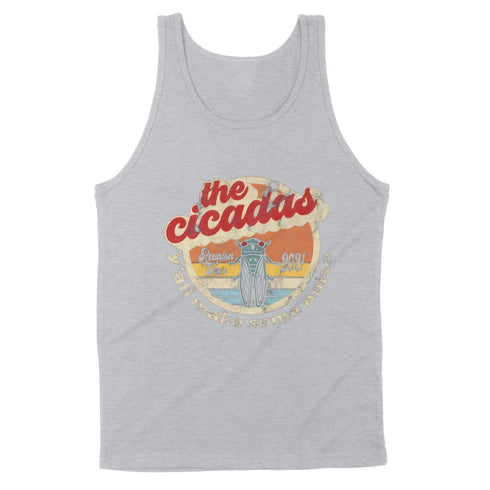 Divesart - Cicada Shirt Funny Cicada Concert Tank Top Snarky Insect - Standard Tank