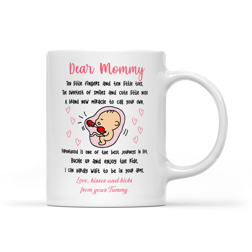 Gift For Mom To Be Ten Little Fingers And Ten Little Toes Mug