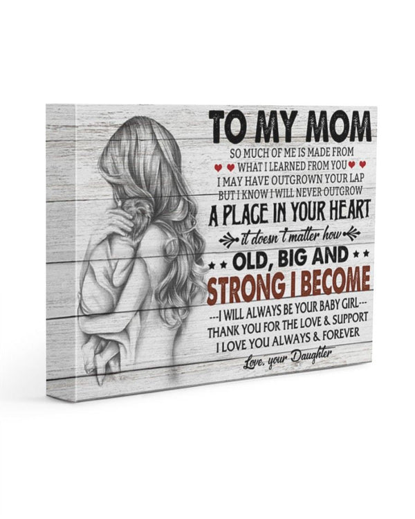 I Love You - Perfect Gift For Mom Gallery Wrapped - Best Gift For Mom - Canvas Print