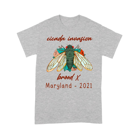 Divesart - Cicada invasion brood X Maryland 2021 - Standard T-shirt