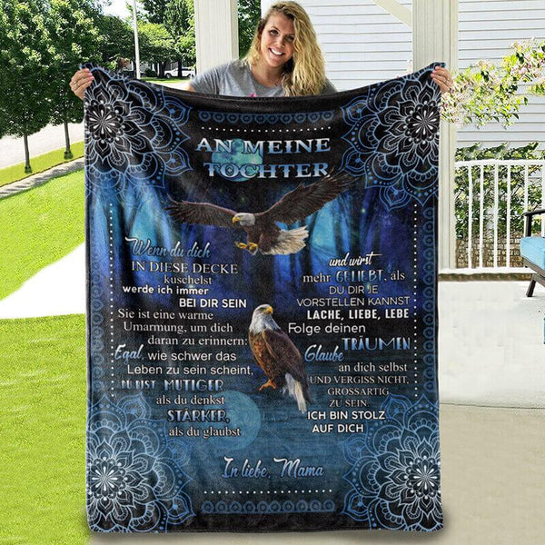 Divesart - Decke von Mutter zu Tochter - "Adlerflügel"