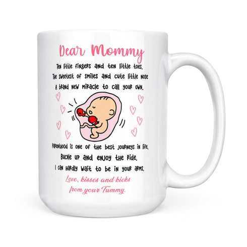 Gift For Mom To Be Ten Little Fingers And Ten Little Toes Mug