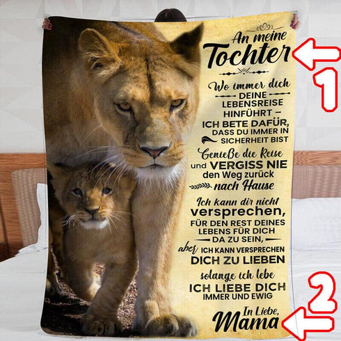 Divesart - Decke von Mutter zu Tochter - "Spaziergang in der Sonne"