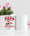 Personalisiertes Weihnachtsgeschenk für Papa - An Meinen PAPA Ich Habe in Deinen Hoden Gelebt
