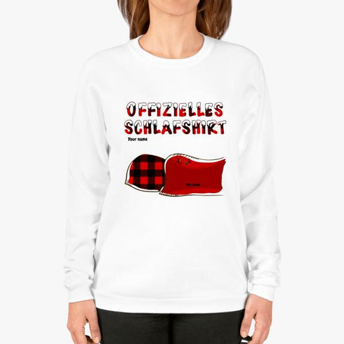 Personalized Cat and Dog Xmas theme Official Sleep Shirt - Christmas Gift for Pet Lover - Customizable